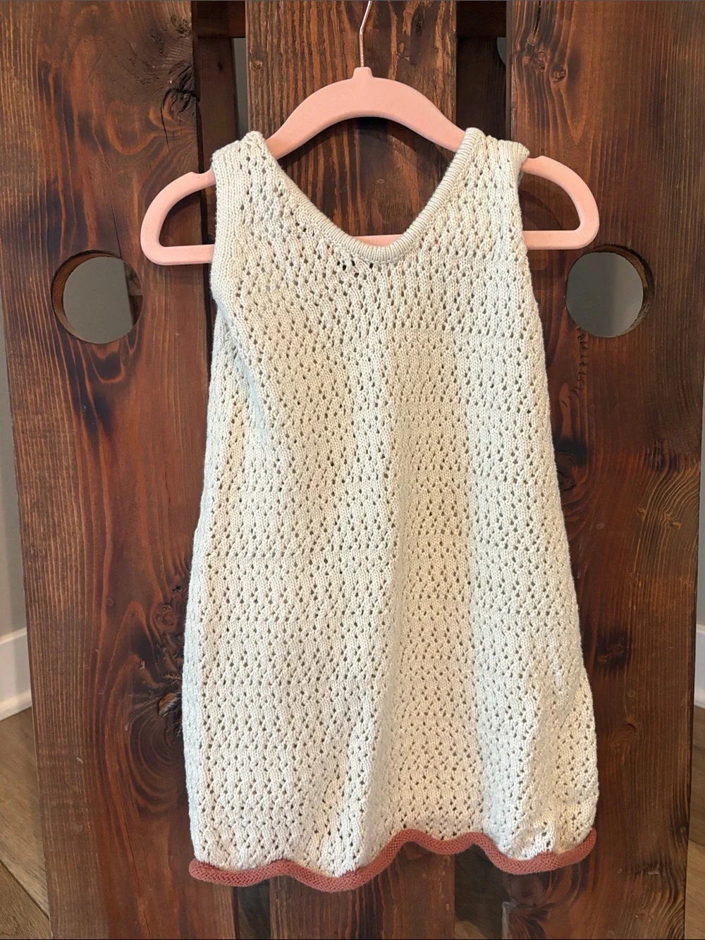 Rylee + Cru girl’s crochet tank mini dress